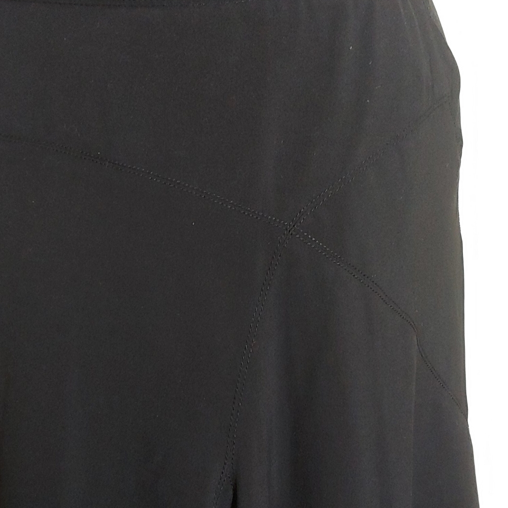 Jessica 20 Black midi asymmetrical godet Skirt - Picture 3 of 6